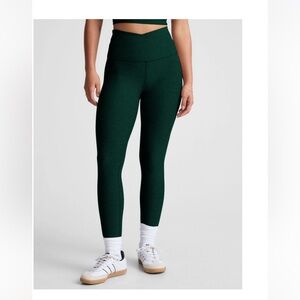 Beyond Yoga Spacedye At Your Leisure High Waisted Midi Green Legging Size S